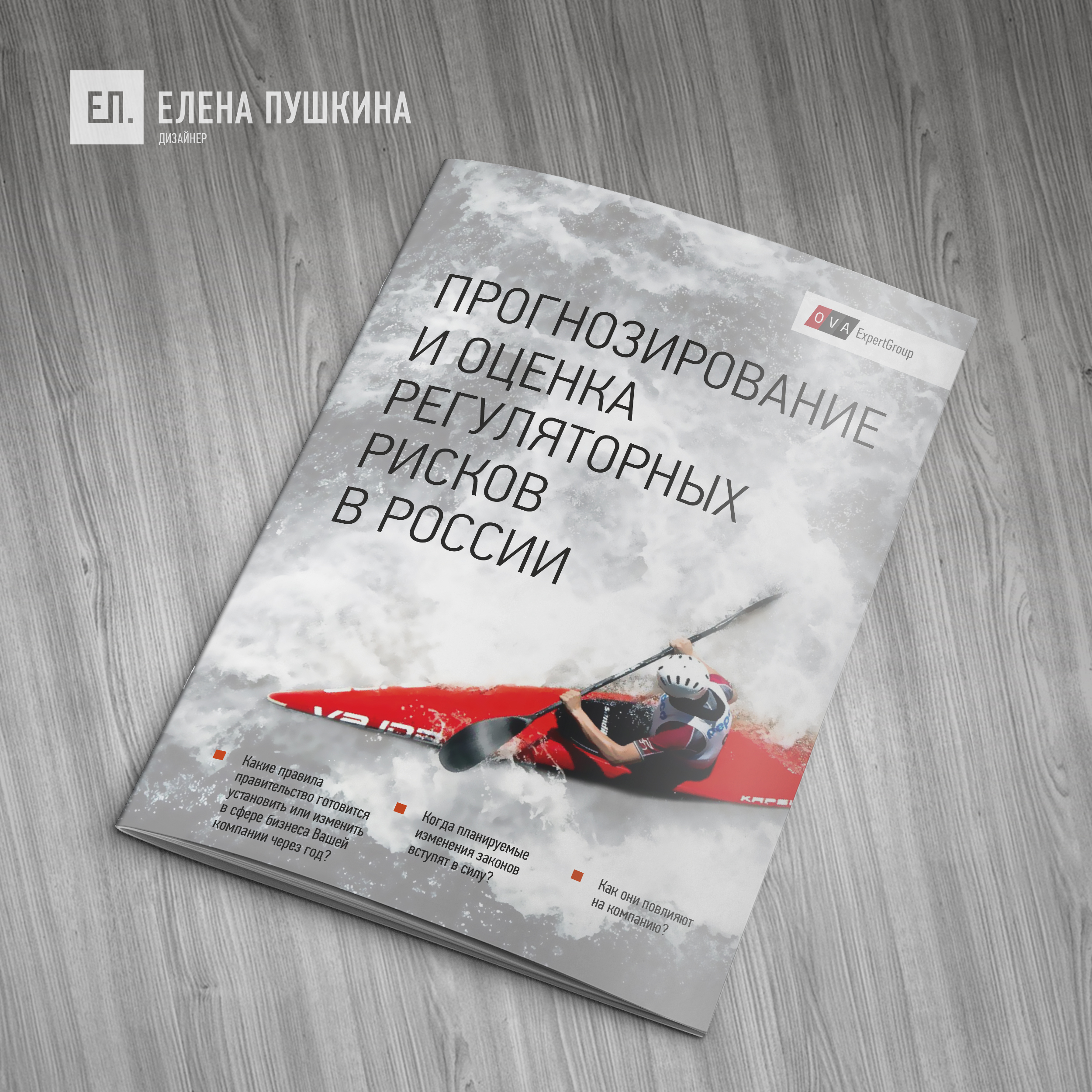 Аналитический отчет «Прогнозирование… в России» — дизайн с «нуля» обложки, макета, инфографики и вёрстка брошюры Дизайн каталогов Портфолио