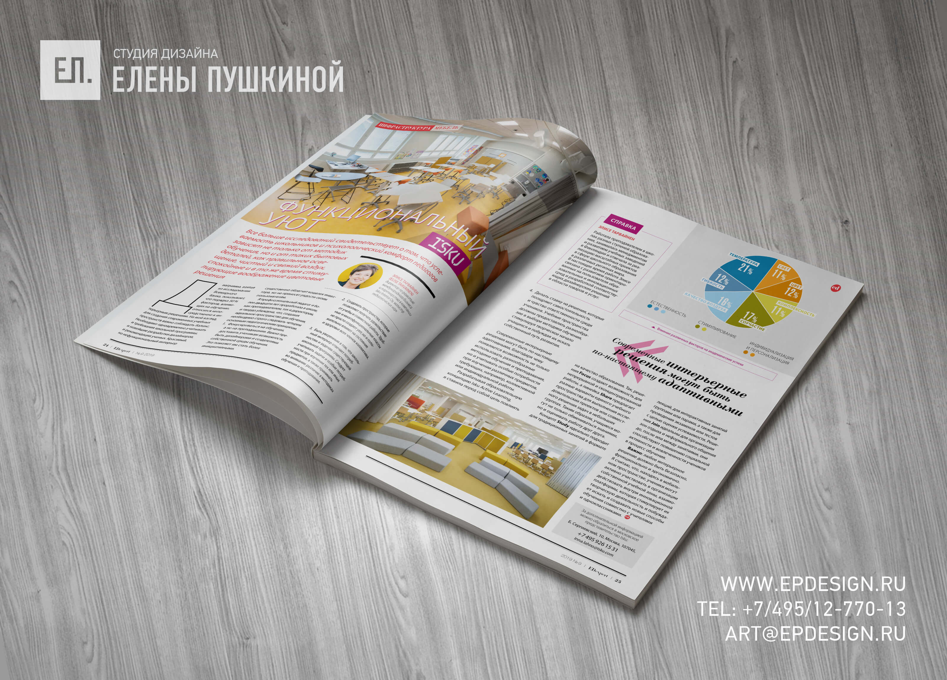 Журнал «EDexpert» №9 август 2019 — разработка с «нуля» логотипа, обложки, макета и вёрстка журнала Разработка журналов Портфолио