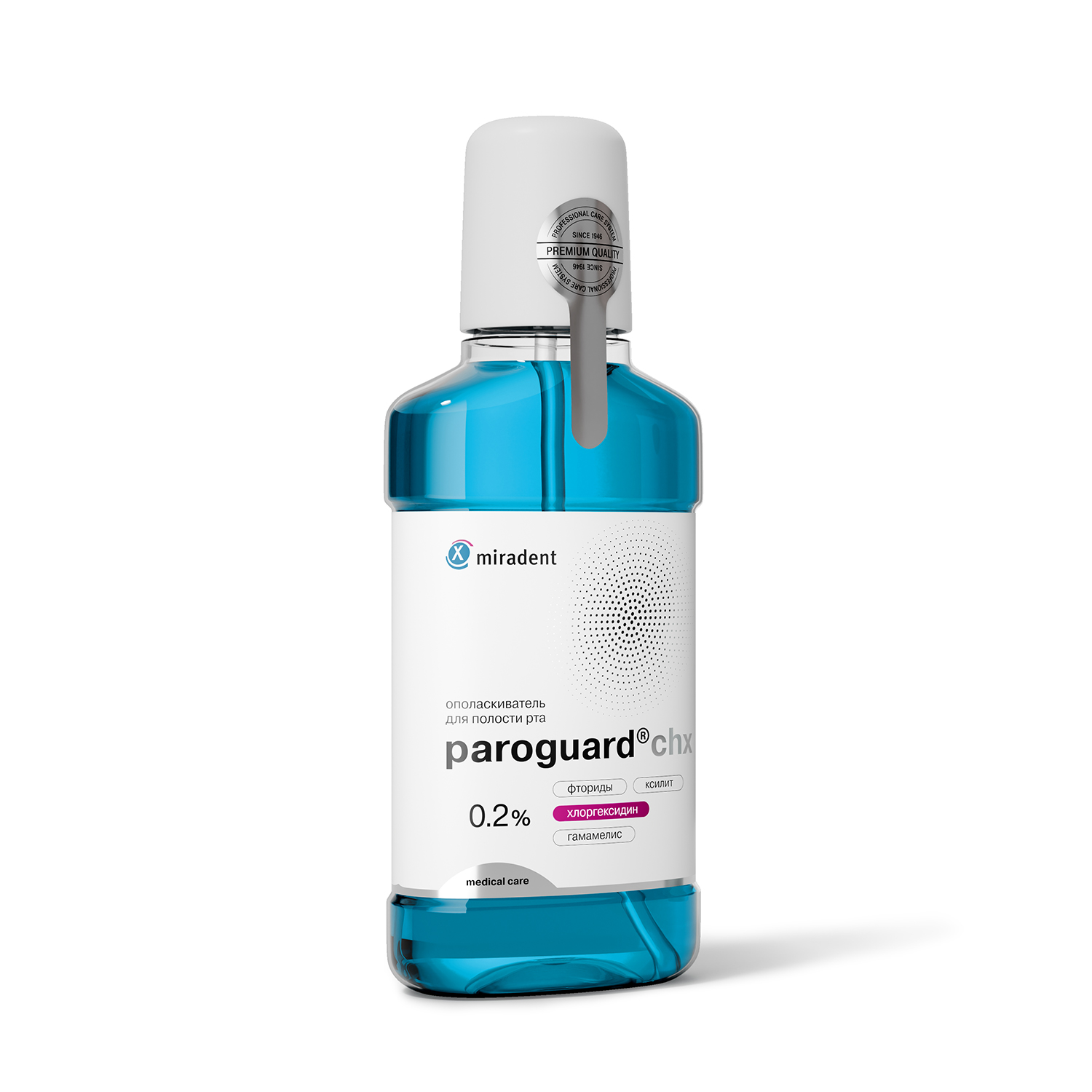 Разработка упаковки — ополаскиватель для полости рта Paroguard® Дизайн упаковки Портфолио